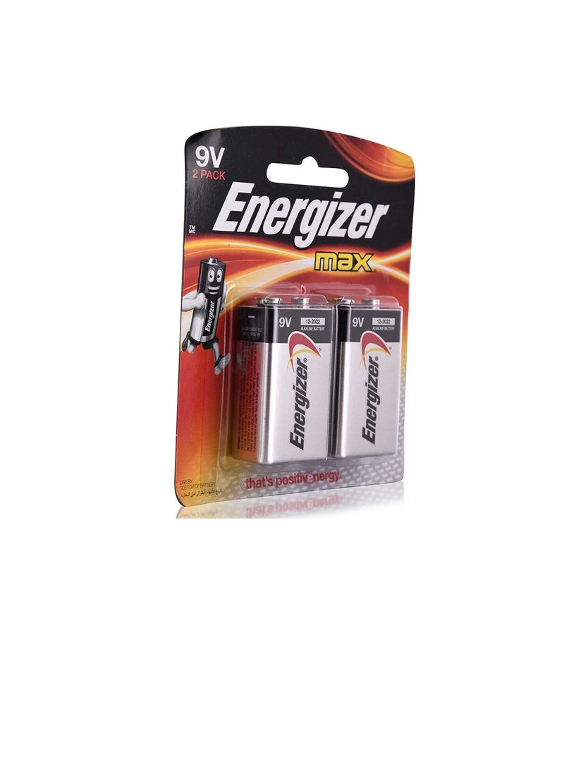 Energizer Energizer Max Alkaline 9V Battery - Pack of 2  - Image 3