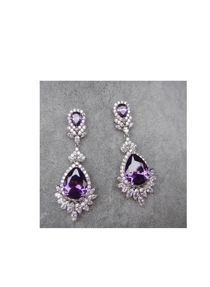 Fashion Wedding Dress Water Drop Earrings Gift