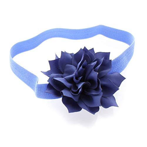 My Lello Baby Petal Flower Headbands Mixed Colors 2-Pack (Cornflower Blue/Royal Orchid) - Image 5