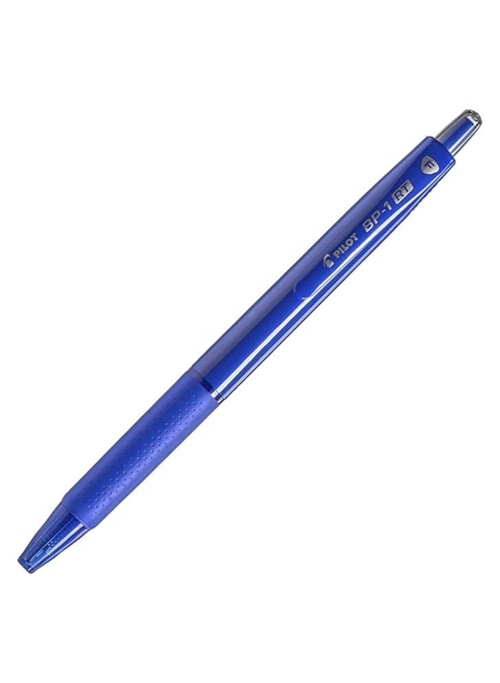 Pilot Ball Pen Fine Tip BP-1 RT Pack of 12 Blue - Image 2