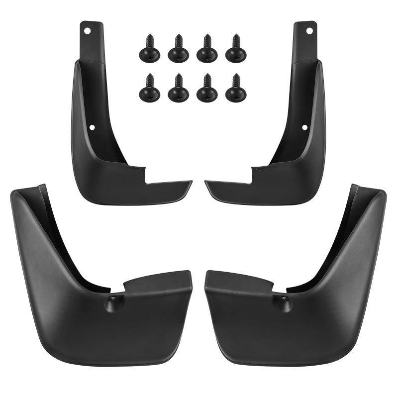 SPEEDWOW 20032008 Toyota Corolla Mud Flaps Splash Guards Tire Protector No Need to Drill HolesSet of 4