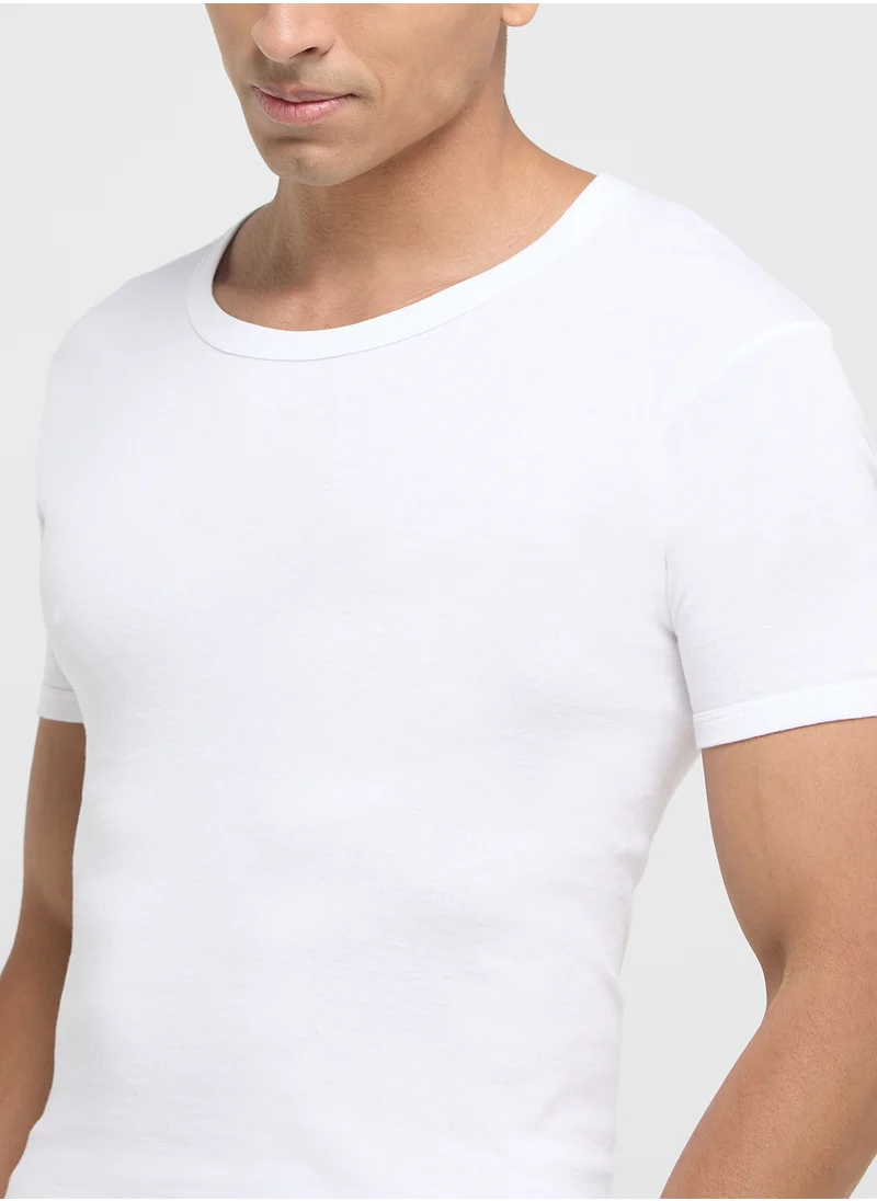 سفنتي فايف بيسيكس Pack of 3 Ribbed T-Shirt