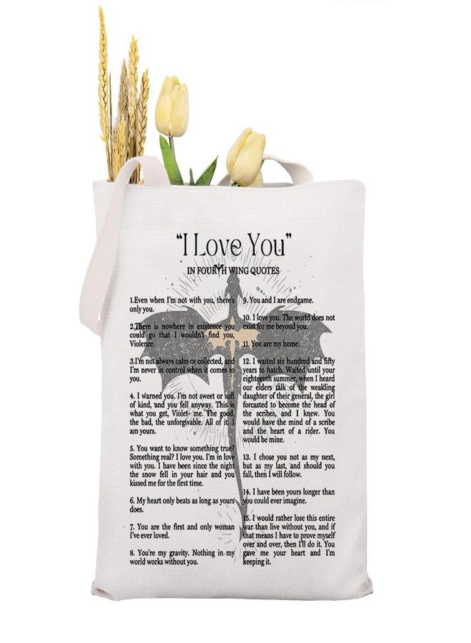 MAOFAED Literary Inspired Gift Canvas Tote Bag For Book Lover Bookish Merchandise Reader Present, Librarian Gift - Image 1