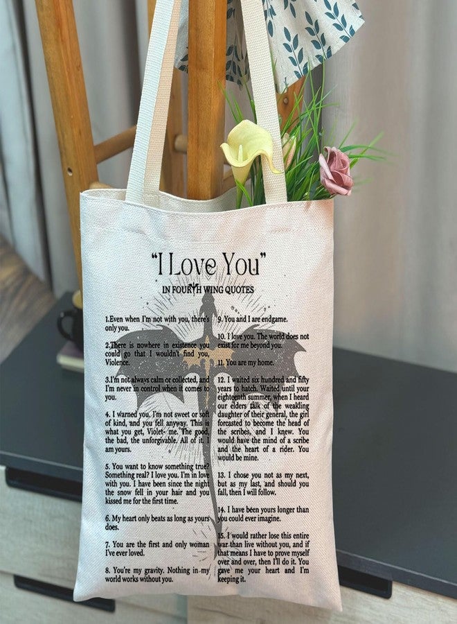 MAOFAED Literary Inspired Gift Canvas Tote Bag For Book Lover Bookish Merchandise Reader Present, Librarian Gift - Image 3