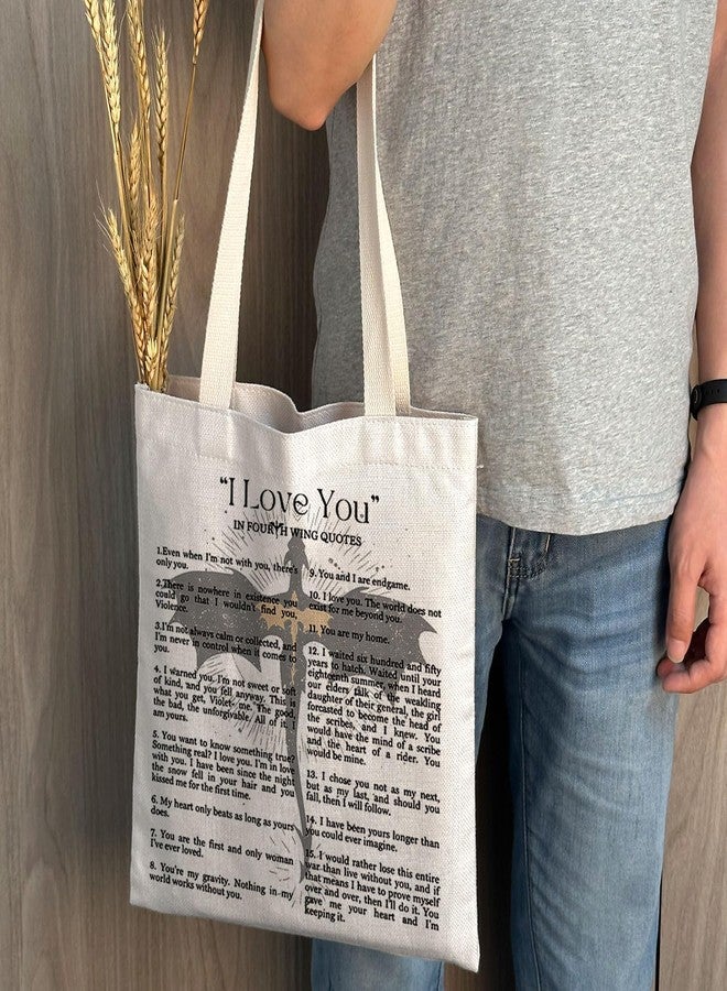 MAOFAED Literary Inspired Gift Canvas Tote Bag For Book Lover Bookish Merchandise Reader Present, Librarian Gift - Image 5