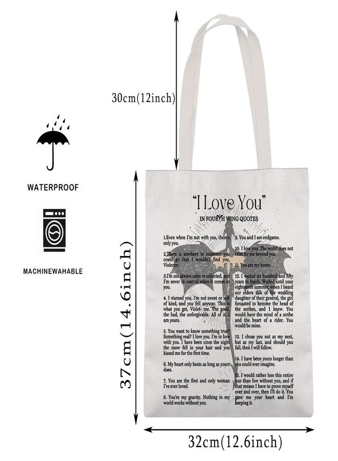 MAOFAED Literary Inspired Gift Canvas Tote Bag For Book Lover Bookish Merchandise Reader Present, Librarian Gift - Image 2