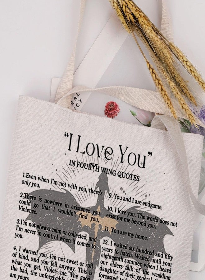 MAOFAED Literary Inspired Gift Canvas Tote Bag For Book Lover Bookish Merchandise Reader Present, Librarian Gift - Image 4