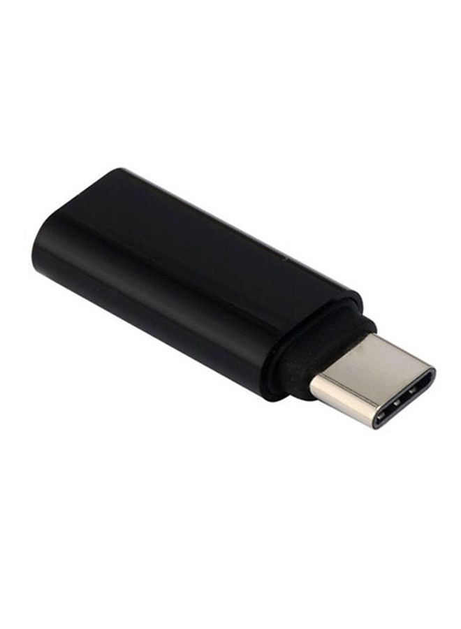 NIBEMINENT USB Type C To 3.5mm Audio Adapter for Osmo Pocket Black