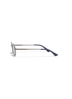 Blackout Base,Unisex Sunglasses, Oval Sunglasses, UV Protection: UV400 (Grey,Brown)  - Image 3