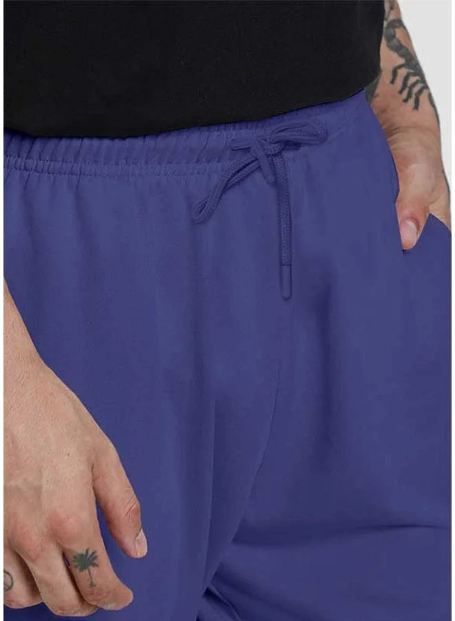 فيردو Veirdo Pure Cotton Mid Rise 5 Pocket Skipperblue Joggers For Men