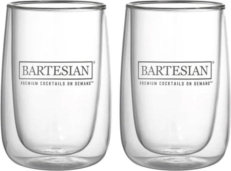 Bartesian Cocktail Glass Sets - Lowball Drinking Glassware for Cocktails & Mocktails - Bar Glasses for Martini, Margarita, Pina Colada, Whiskey Sour, Old Fashioned - Set of 2 - Image 1