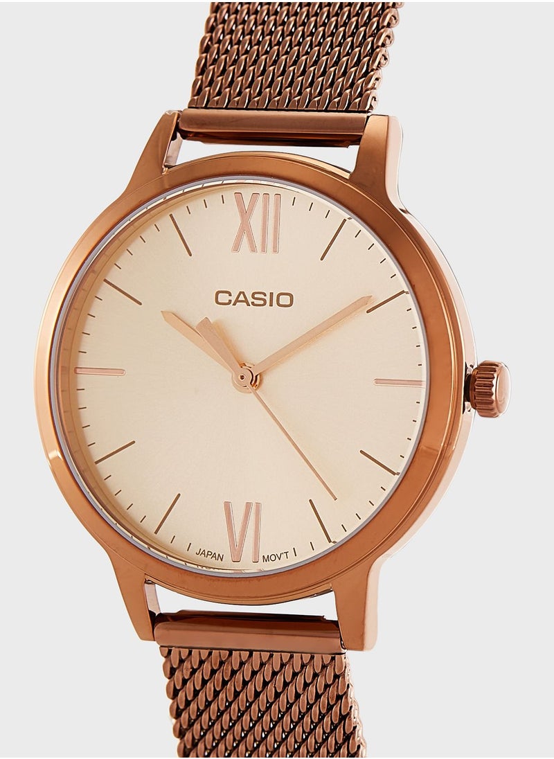 CASIO - Steel Strap Analog Watch - Image 1