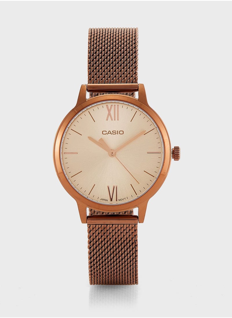 CASIO - Steel Strap Analog Watch - Image 1
