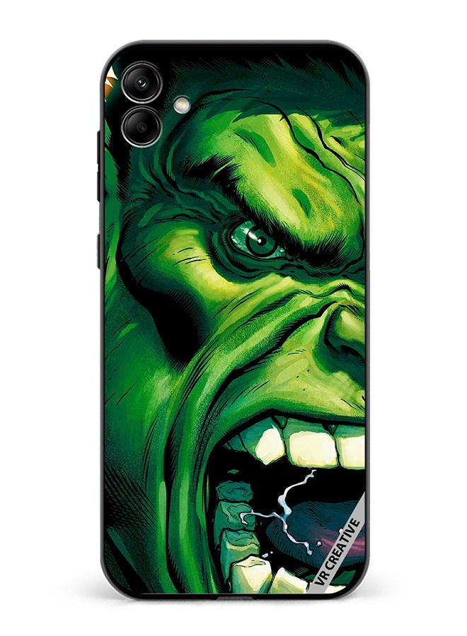VR CREATIVE Protective Case Cover For Samsung Galaxy A04 Hulk Face Design Multicolour - Image 1