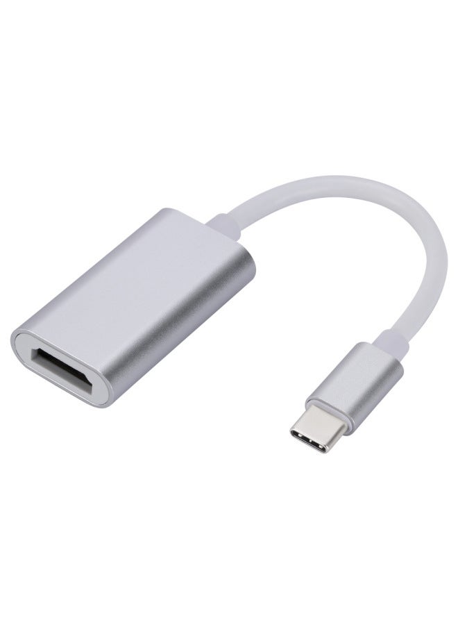 كابل محول من نوع C إلى HDMI من سبائك الألومنيوم 4K HD شاشة عرض الهاتف المحمول والكمبيوتر المحمول إلى محول شاشة كبيرة - اللون: أسود مميز - Image 5