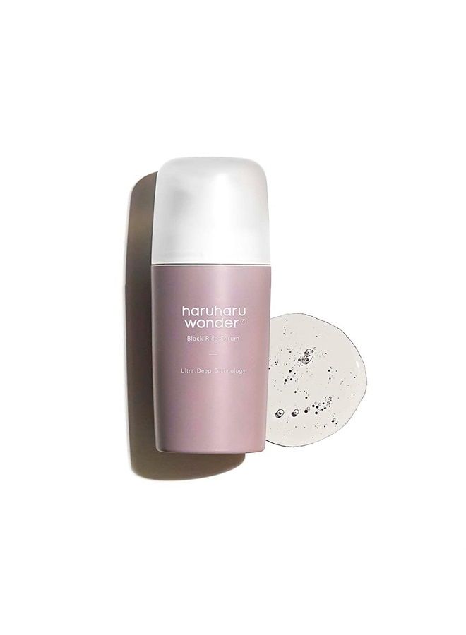HARUHARU Haruharu Wonder Black Rice Serum, 1 fl oz (30ml), pocket size, fermented black rice extract, anti-aging, moisturizing, nourishing for firm skin  - Image 1