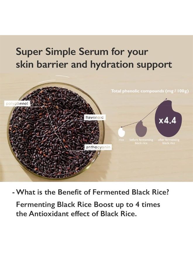 HARUHARU Haruharu Wonder Black Rice Serum, 1 fl oz (30ml), pocket size, fermented black rice extract, anti-aging, moisturizing, nourishing for firm skin  - Image 5