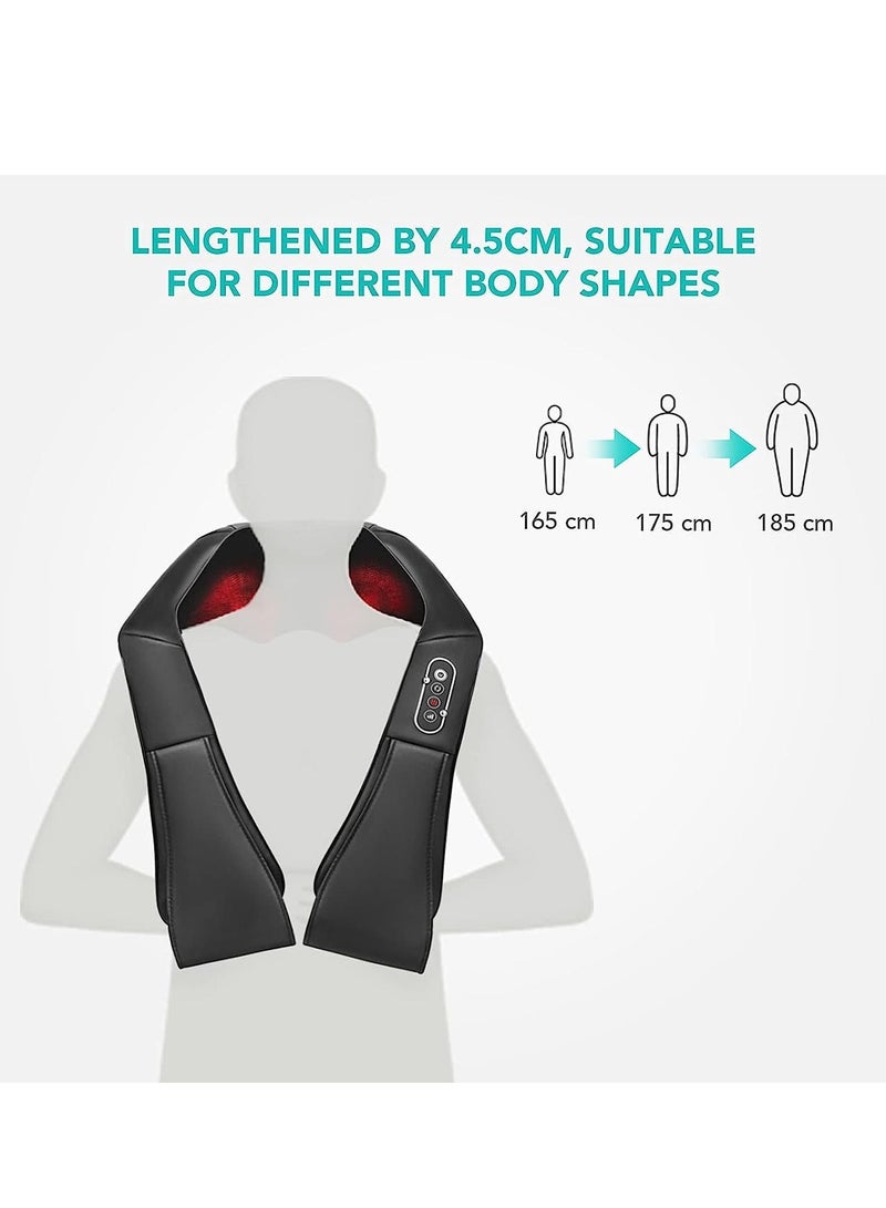 Generic Neck and shoulder massage with soothing heat, 3D electric Shiatsu back massager, deep tissue kneading massagers to relieve full-body muscle pain, and relax. - Image 3
