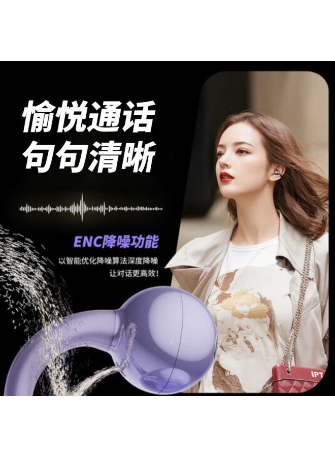 aigo Bluetooth Headphones Bone Conduction Ear Clip Open-ear True Wireless Non-in-ear Sports Running Noise Cancelling Headphones - Image 4