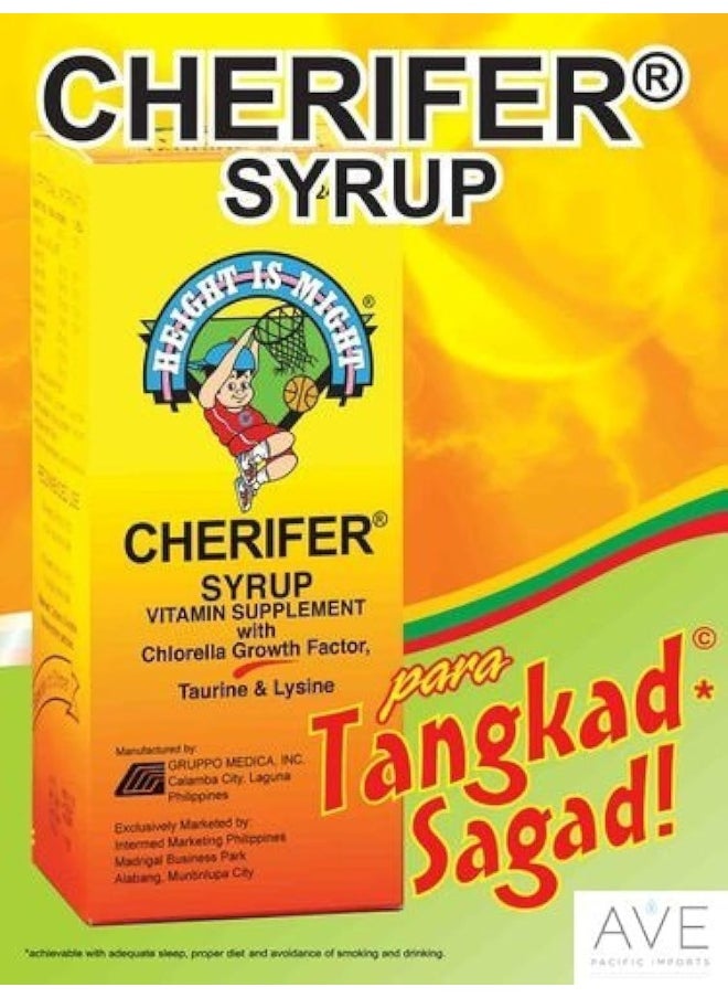 Cherifer - Taurine & Lysine Syrup With Chlorella Growth Factor 240Ml - Image 1