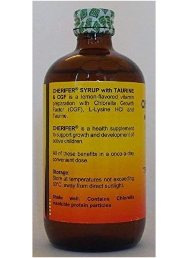 Cherifer - Taurine & Lysine Syrup With Chlorella Growth Factor 240Ml - Image 1