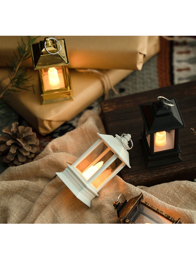 Ramadan Lantern, Ramadan Decorations Lights, Vintage LED Lantern Hollow Design Decorations for Ramadan Holiday Table Decor - Image 3