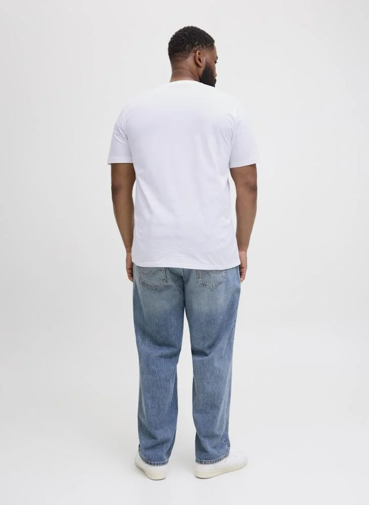 JACK & JONES Plus Size Crew Neck T-Shirt
