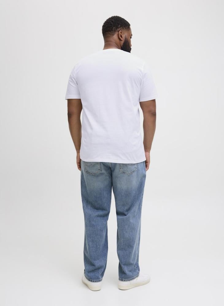 JACK & JONES Plus Size Crew Neck T-Shirt  - Image 2