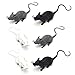 Halloluck 6 Piece Halloween Fake Rat Simulation PVC Mouse Novelty Prop Halloween Decorations - Image 4