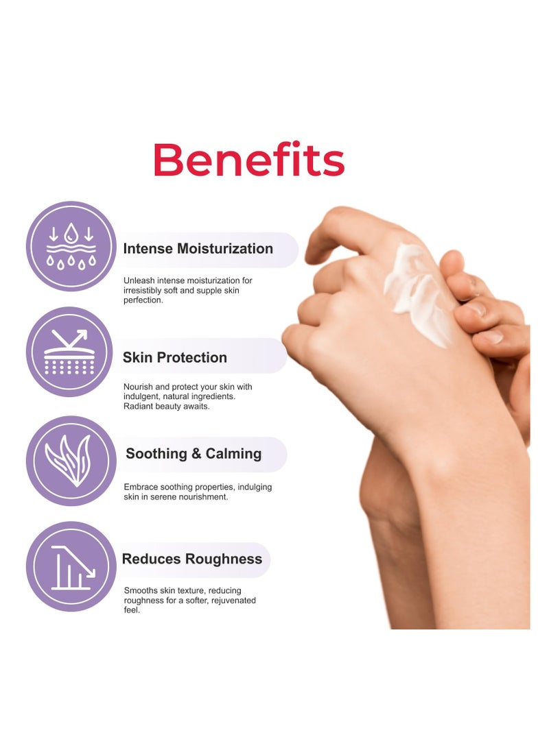 ذا لوف كو. كريم الجسم كالم آند سوز 200 جم – ترطيب مكثف لمدة 48 ساعة بزبدة الشيا النقية، كريم الترطيب الشتوي العميق للنساء - Image 5