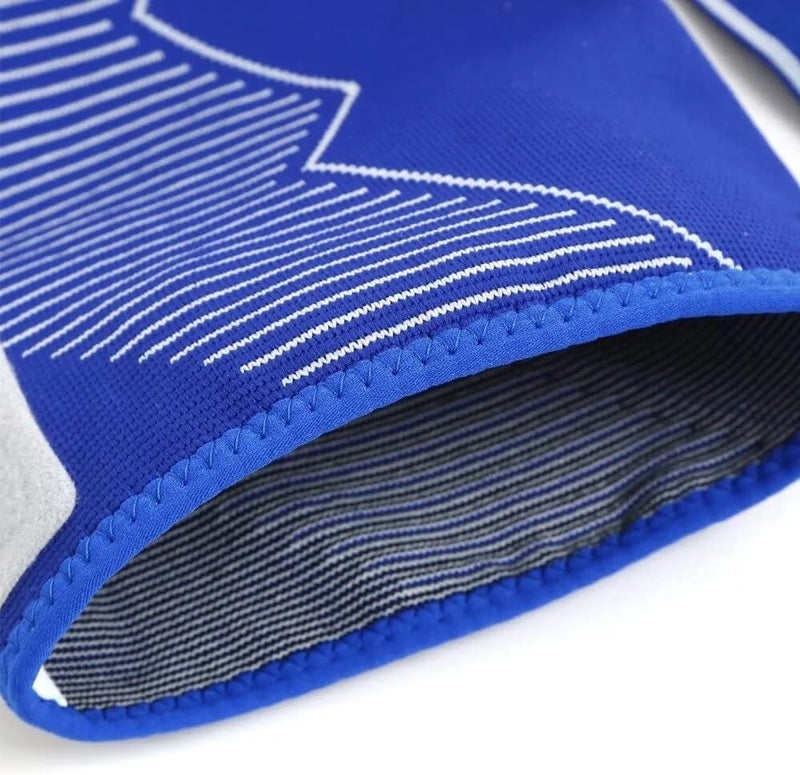 SIBOTE Compression Calf Brace - Athletic Support Sleeve in Blue - Image 4