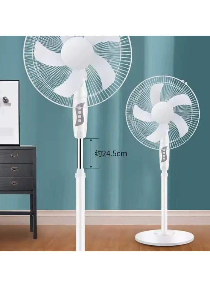 Denx Stand Fan, 60W, 16 Inch, 90° Wide Swing, 3 Adjustable Speeds, 5AS Blade System, Optimal Air Circulation, for Perfect Room Temperature, Sleek Design - Image 3