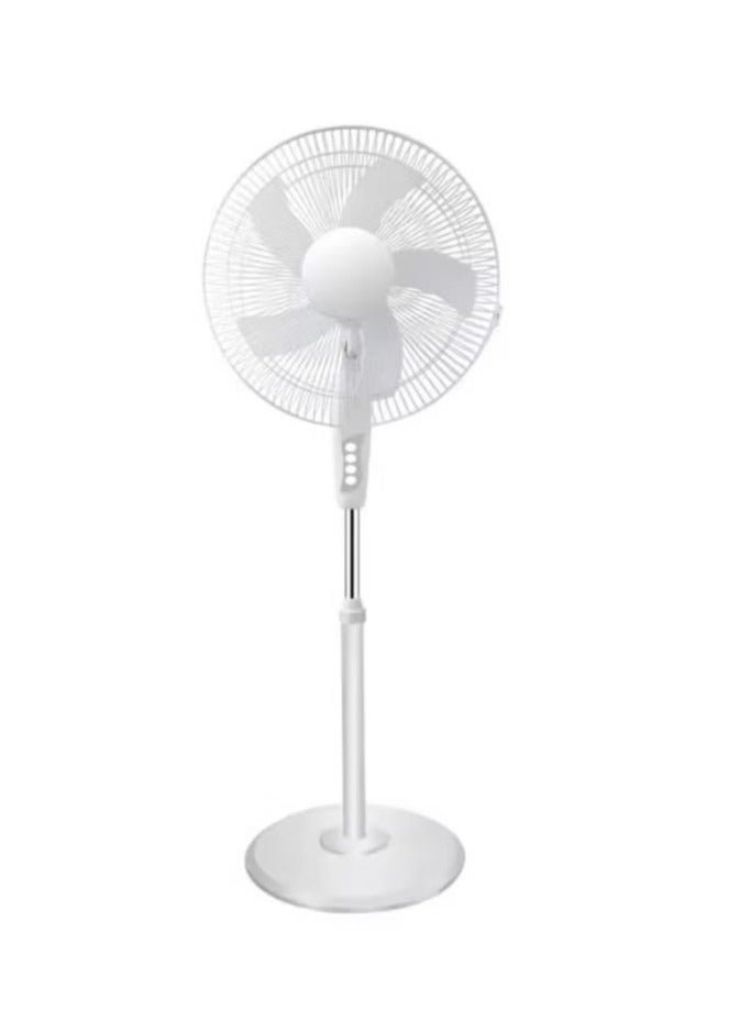 Denx Stand Fan, 60W, 16 Inch, 90° Wide Swing, 3 Adjustable Speeds, 5AS Blade System, Optimal Air Circulation, for Perfect Room Temperature, Sleek Design - Image 2