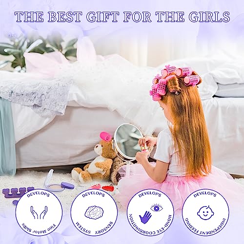 Mrabbitoo Kids Makeup Sets for Girls 5-8 - Washable Makeup for Kids 8-12, Maquillaje para Niñas, Play Make Up Kit, Toys for Little Girl, Princess Toddler Kid Stuff, Ages 3456789 10 Year Old Girl Birthday Gifts - Image 2
