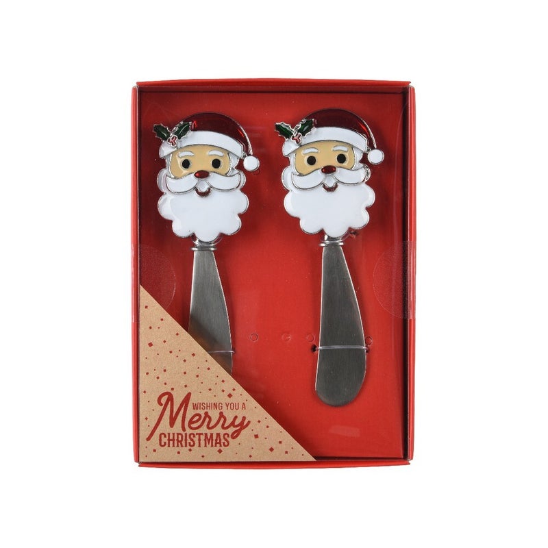 Kaemingk سكاكين كامينغك الزخرفية من السبائك مع مقبض زجاجي أنيق لأدوات المائدة وزينة الطاولة - عبوة مكونة من 2 قطعة - Image 1