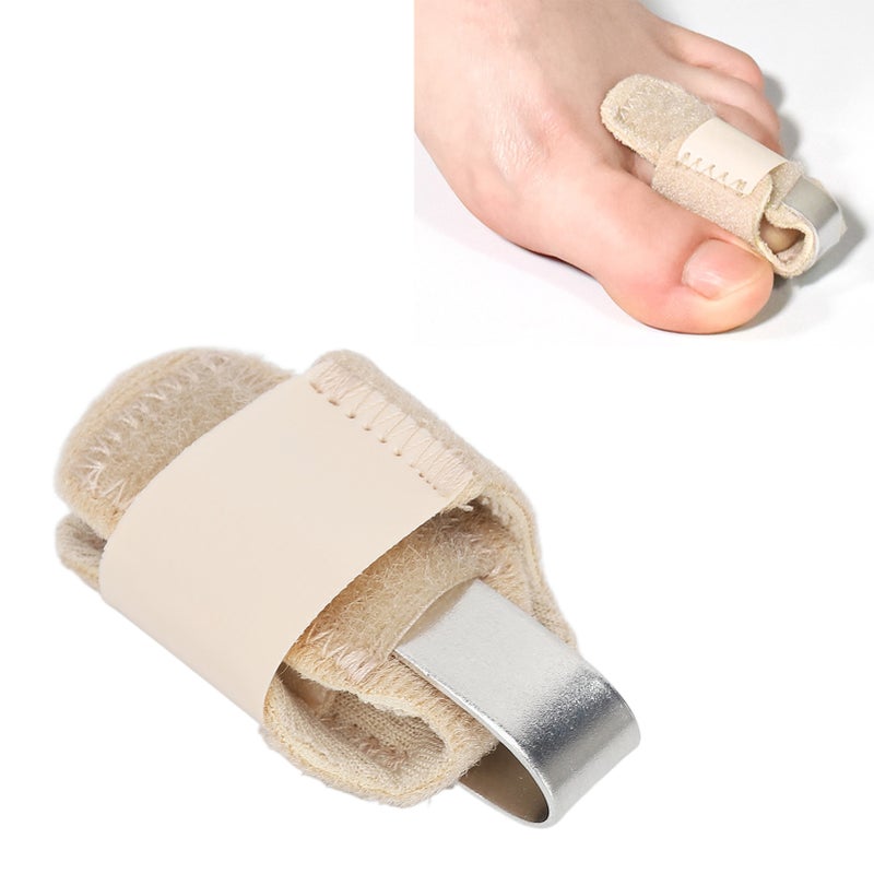 Toe Splint Skin Color Aluminum Plate Fixing Toe Brace Splint For Adult Women Men - Image 3