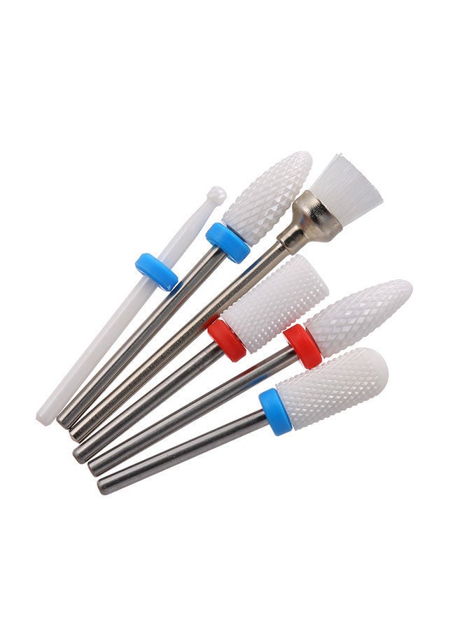 NIBEMINENT 6-Piece Nail Drill Bit Set Multicolour - Image 2