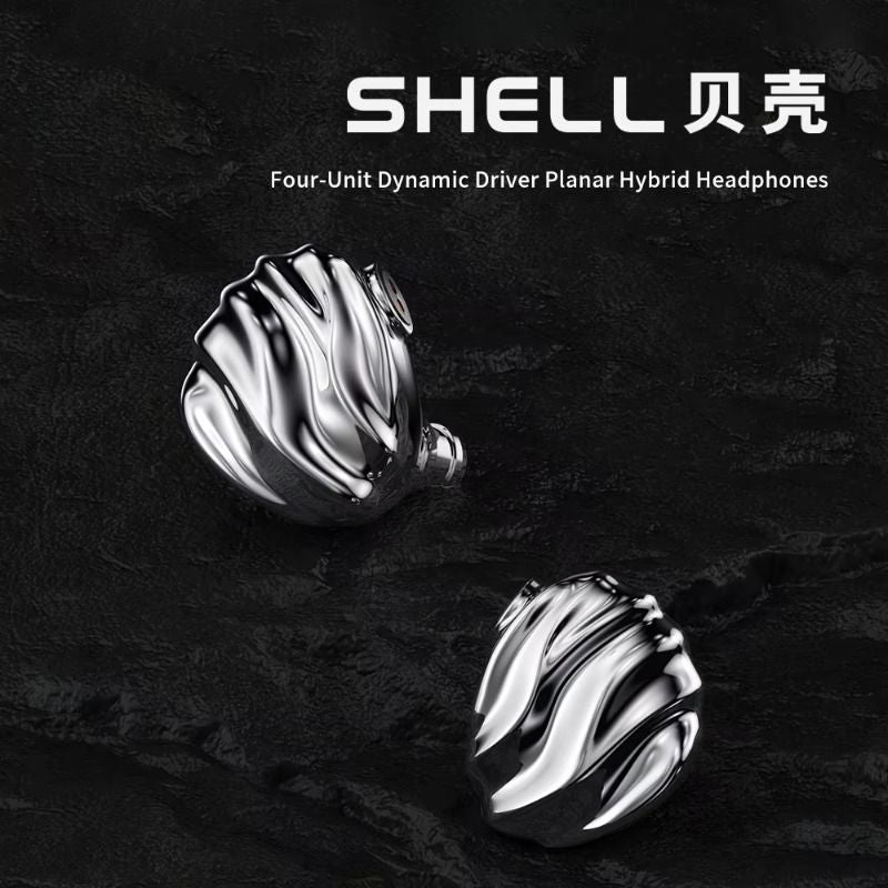 TRN Shell Quad-Driver Hybrid In-Ear Headphones, Dynamic + Planar, Triple Dynamic Plus Planar Architecture, USB Type-C, No Mic - Image 5