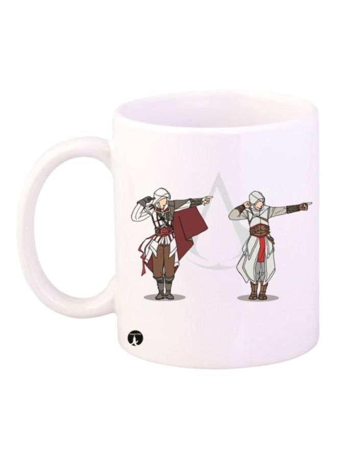 RKN Assassin's Creed Printed Coffee Mug Brown/White/Grey - Image 2