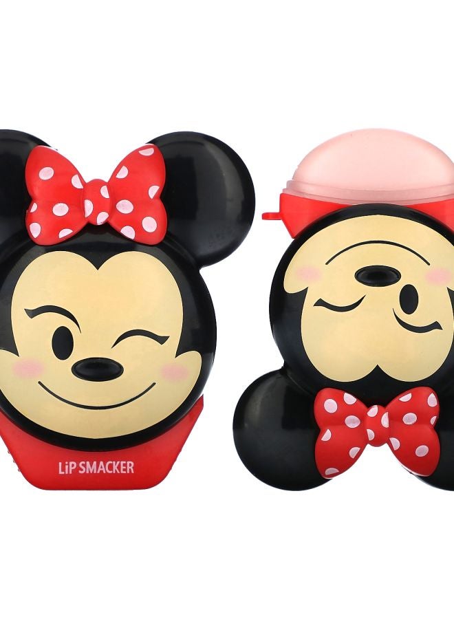Lip Smacker Disney Emoji Lip Balm Minnie StrawberryLe-Bow-nade 0.26 oz (7.4 g)