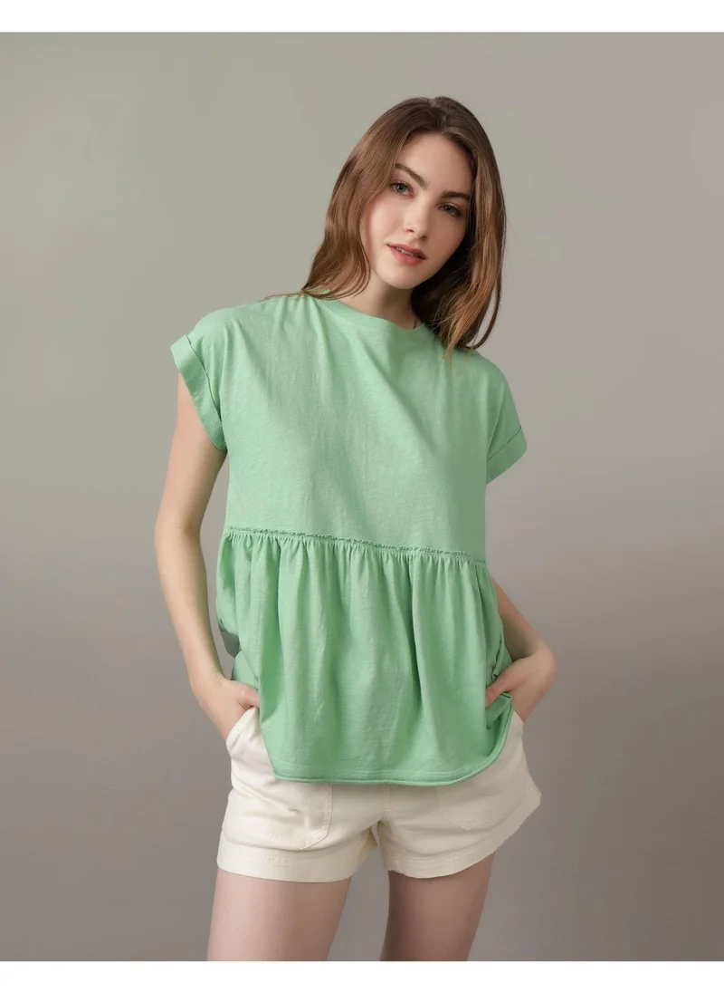 امريكان ايجل Casual Oversized Tie T-Shirt