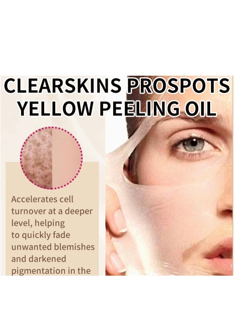 MEJISOO - Yellow Peeling Oil 120ml Super Strength Dead Skin Remover Skin Moisturizing Hydrating Butter Peeling Remove Dead Skin and Calluses on Feet and Hand Dark Spot Peeling Oil - Image 1