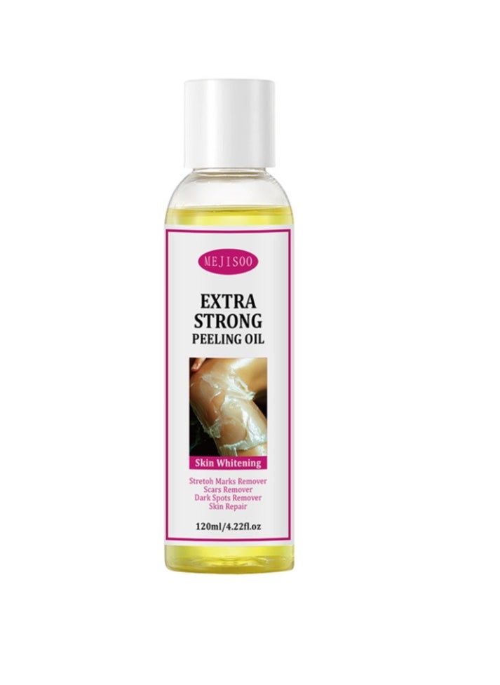 MEJISOO - Yellow Peeling Oil 120ml Super Strength Dead Skin Remover Skin Moisturizing Hydrating Butter Peeling Remove Dead Skin and Calluses on Feet and Hand Dark Spot Peeling Oil - Image 1