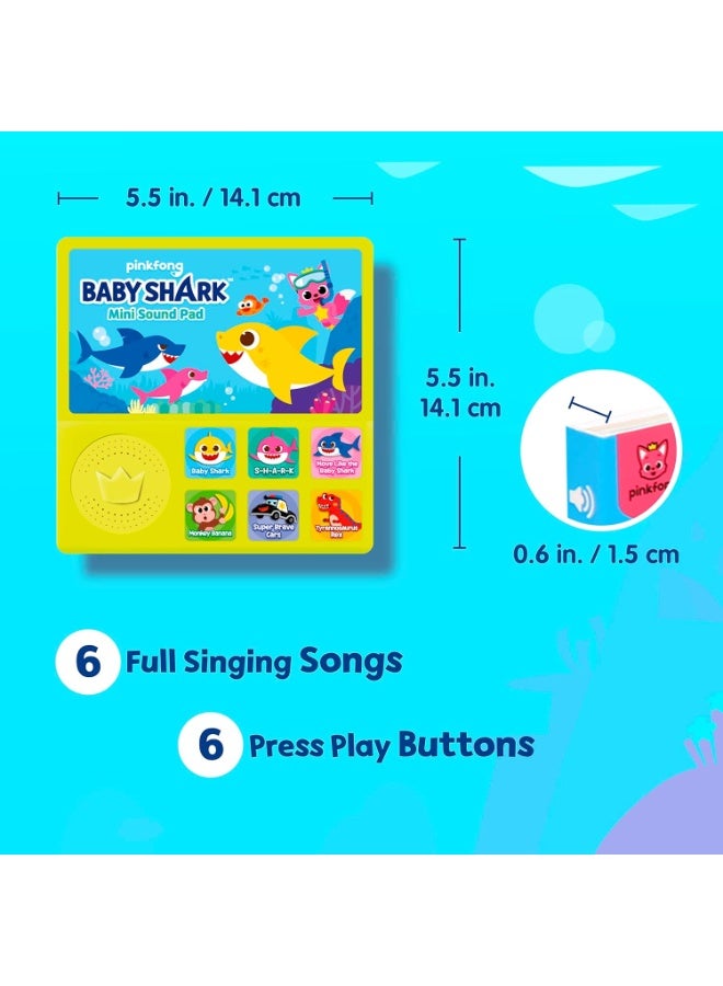 Pinkfong Baby Shark Mini Sound Pad | Baby Shark Toys, Musical Toys | Learning & Education Toys | Interactive Baby Toys | Gifts for Boys & Girls - Image 5