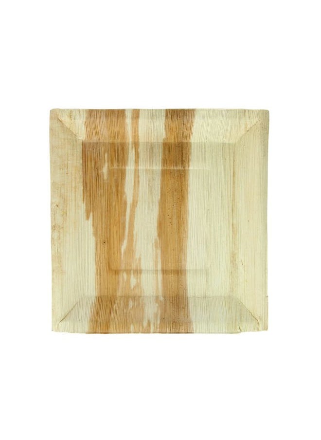 PacknWood PACKNWOOD 210BBA2424- square leaf plates -square palm leaf bowls- square palm leaf disposable plates- square deep palm leaf plate bulk- (9.4 x 9.4) - 100 pcs  - Image 3