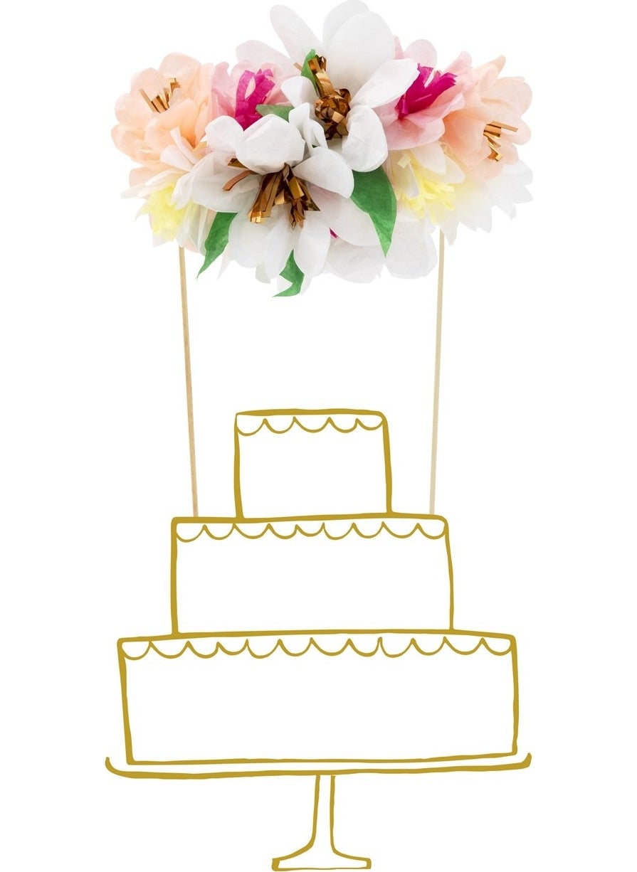 Meri Meri Flower Cake Decoration  - Image 3