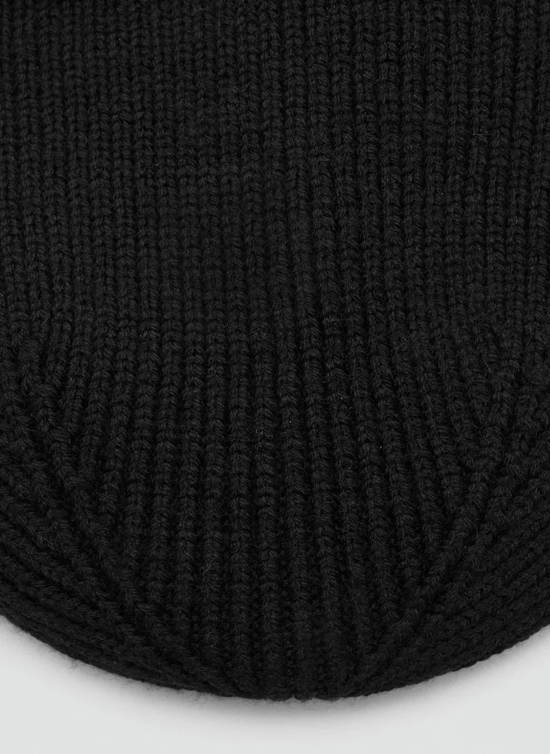 مانجو مان Ribbed wool hat