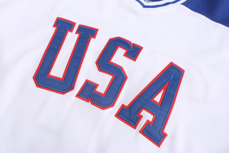 PRIMITAS Hockey Jersey of USA 1980 Olympic Team Jerseys #30 Jim Craig Stitched Letters and Numbers White S-XXXL - Image 2