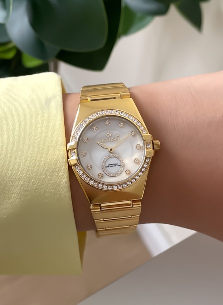 ديفوشي ساعة يد نسائيه ملفته و انيقه ضد الماء - Image 1