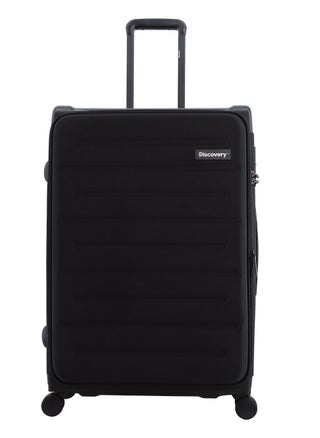 Discovery Motion PP and Polyester Large Check-In Luggage Black, Durable Lightweight Unbreakable Suitcase, 4 Double Wheel With TSA Lock Trolley Bag (28 Inch). - pzsku/ZA32C7E1FCBCBA9821CC5Z/45/1746708313/8f88e590-35ad-4172-9bad-f27db2e6e473